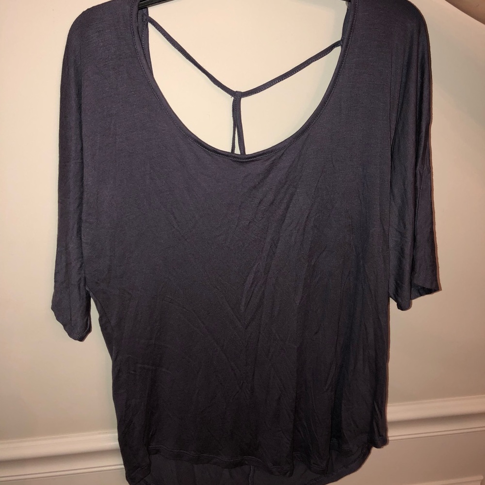 Blue/Grey Top